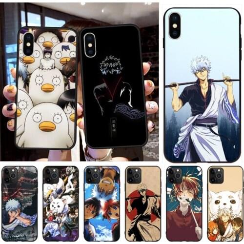Sakata Gintoki Gintama Phone Cases For iphone 12 11 Pro Max Mini XS Max 8 7 6 6S Plus X 5S SE 2020 XR Cover