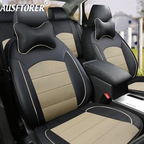Custom Fit Seat Covers for Toyota Fortuner 2013 2014 2015 2016 2018 Genuine Leather &Leatherette Seats Cushion Cover Car Styling