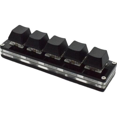 Black 5 Key Keypad Mini Keyboard Copy And Paste Custom Shortcut Keys One Key Password Mechanical Keyboard