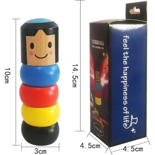 Wooden Man Magic Toy Magic Tricks Close Up Stage Magic Props Comedy Mentalism Fun Toy Accessory YH1876