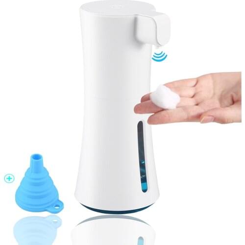 Soap Dispenser Touchless Waterproof Automatic Foaming Soap Dispenser Upgraded Infrared Motion Sensor Soap Pump 450ml/15.9oz