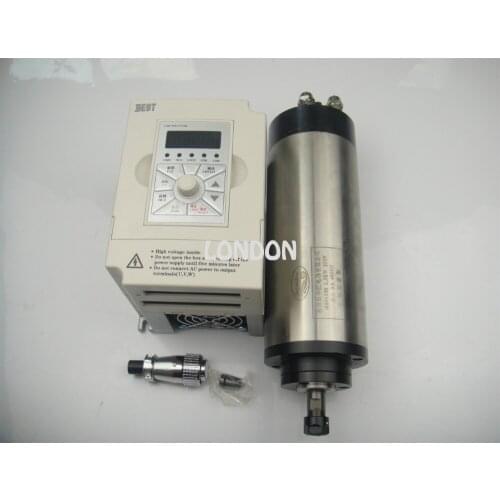 CNC spindle kit ER11 800w water cooling spindle motor + 1.5KW inverter