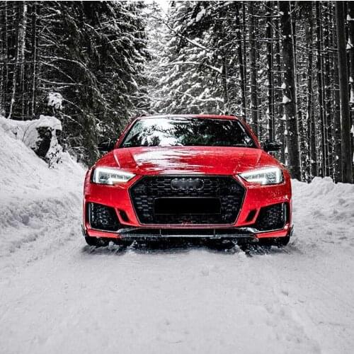 Lively2021 Fit For 13-19 Years' Audi A4l S4 Refitting Rs4 Bar, Middle Net, Front Lip, Rear Lip Four Out, Tail Throat Big