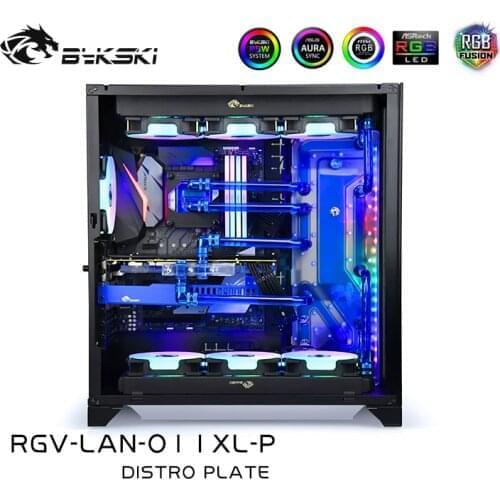 Bykski Waterway Cooling Kit For Lian Li PC-O11 Dynamic XL Case RBW For Intel CPU Water Block GPU Building, RGV-LAN-O11XL-P