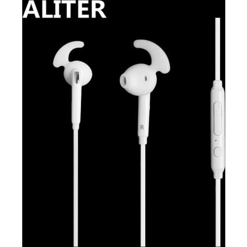 ALITER In Ear Earphone white Earbud earphones with Mic for Samsung Galaxy S7/S7 Edge
