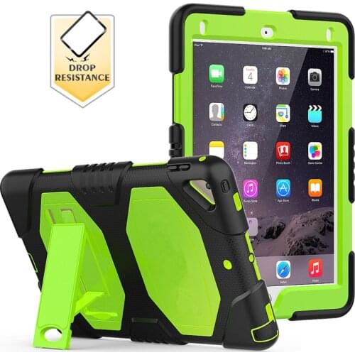 Hard pc silicone case shockproof for ipad 6th generation case 9.7 inch