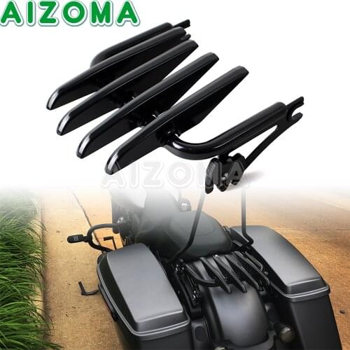 Detachable Motorcycle Rear Stealth Luggage Rack For Harley Touring Road King FLHR CVO Street Road Glide FLHX FLTR FLTRU 2009-16