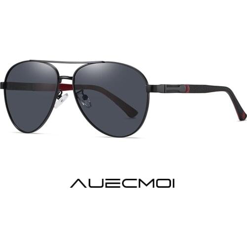 Classic Fashion Polarized Pilot Sunglasses For Men Vintage Luxury Brand Designer Driving Fishing Big Sun Glasses Male UV400