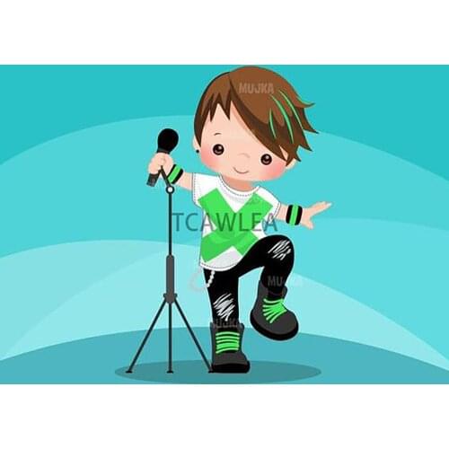 Stylish Singer Boy Cutting Dies Human Doll Dies for DIY Craft Scrapbooking Cards Decorative 2020