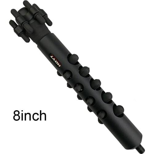 Archery Recurve Bow Stabilizer Compound Bow Rubber Damper Hunting Shock Absorber 8 inch Shooting Sliencer Shock End