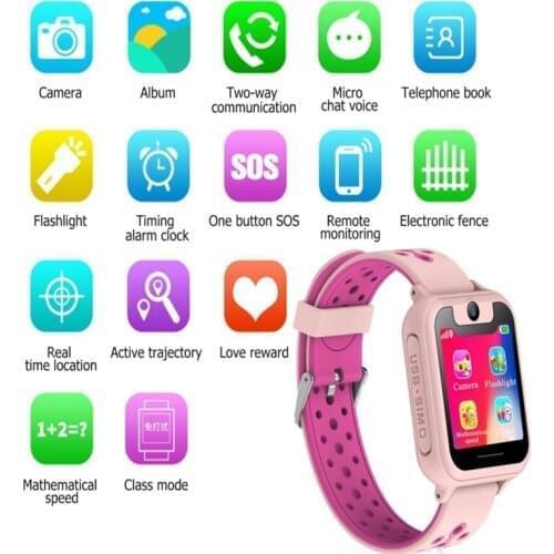 2019 S6 Inteligentes Blue Tooth kiss Smart Watch with Positioning Smart Watch Phone GPS/ GPRS/ LBS Function from Vidhon