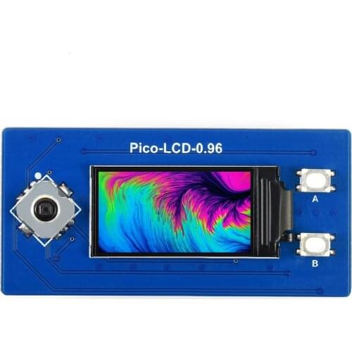 Waveshare 0.96inch LCD Display Module For Raspberry Pi Pico, 65K RGB Colors, 160×80 Pixels, SPI Interface