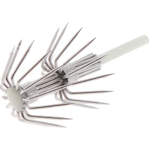 10pcs Glow in Dark Octopus / Squid Lure Jig #2.0 #2.5 #3.0 #3.5 #4.0 Hook Lure Hard Baits DIY Hooks Fishing Accessory