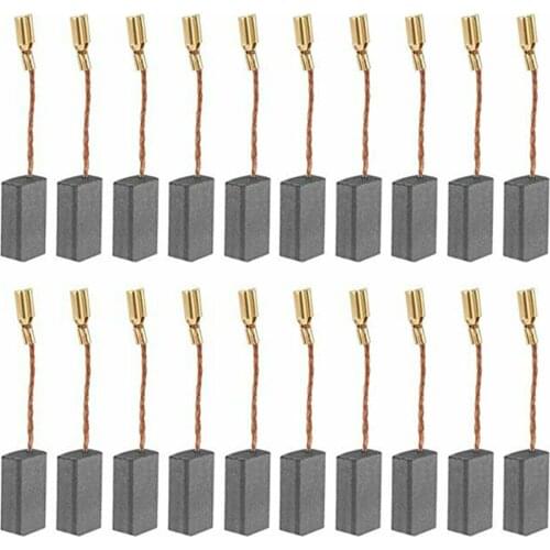 20PCS Carbon Brushes Graphite Motor Brush Electric Hammer Drill Angle Grinder Parts For Mkt Bosch Power Tool Replacement