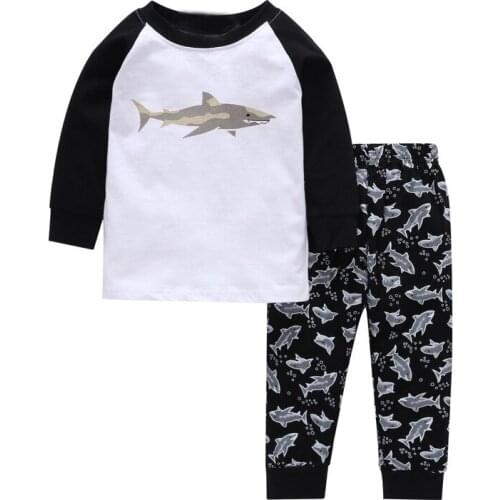 2018 Autumn Children Clothing Set Long sleeve Casual home leisure pajama boys girls clothes pajama sets For 2-7 Years