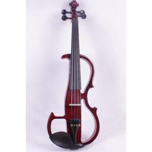 4/4 4 string dark red color Electric violin High quality