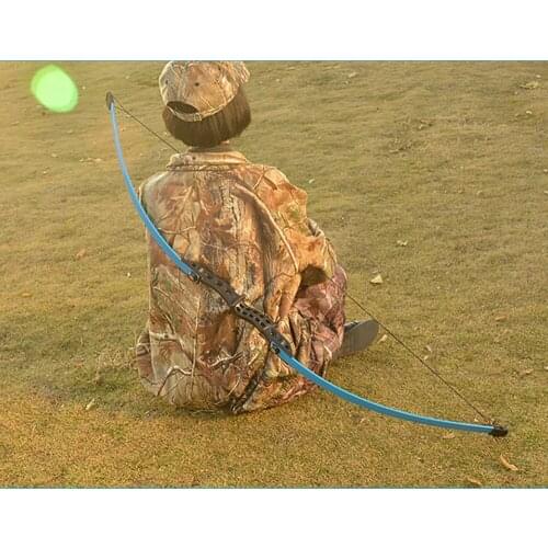 52 Inches 15Lbs Children Straight Bow for Children Toy Games Archery Training Hunting Shooting