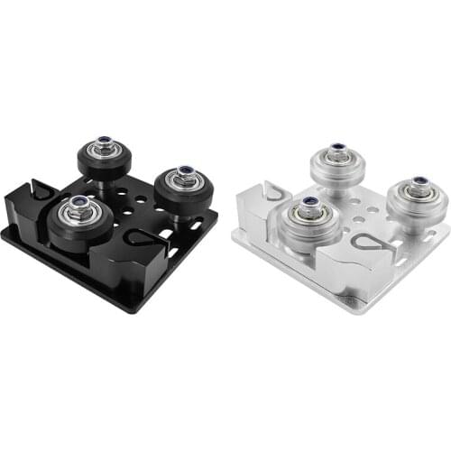 3D printer accessories Three-wheel buckle pulley V-Slot European standard 2020 aluminum profile Openbuilds pulley