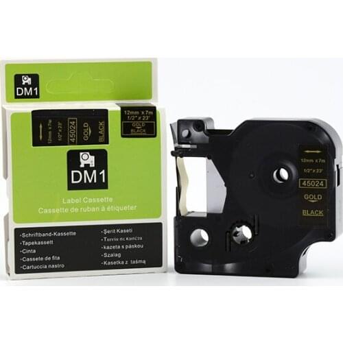 Free shipping 5 colors choosable DYMO D1 12mm*7m dymo label tape 45020,45021,45022,45023,45024 dymo labelmanager printer