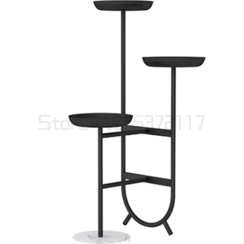 Living room decorative flower rack balcony simple green Luolan multi-layer floor flowerpot iron shelf