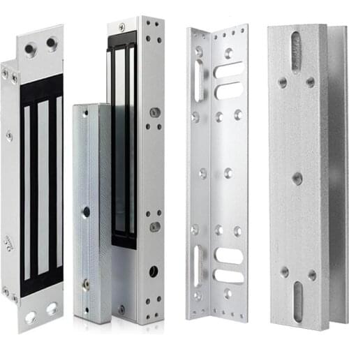 Access Control Electric Magnetic Door Lock 280KG 600lbs 12V Electric Lock Holding Force High Quality