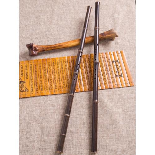 Purple bamboo xiao flute zero basic adult beginner professional high-end refined 8 holes E F G Chinese vertical bamboo flute 1pc