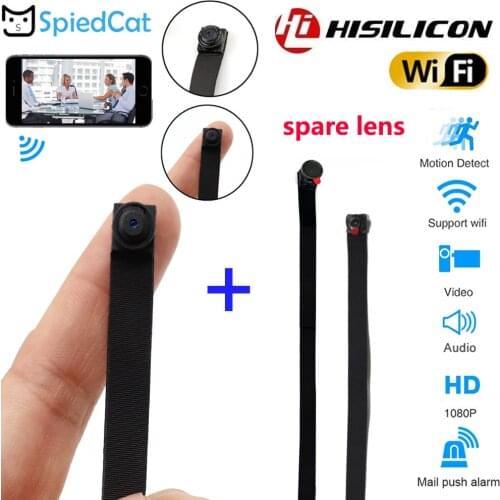 HD 1080P Network IP P2P WIFI Webcam Ultra Mini Flexible Video Audio Recorder Motion Detection DIY Micro Camera Support TF Card