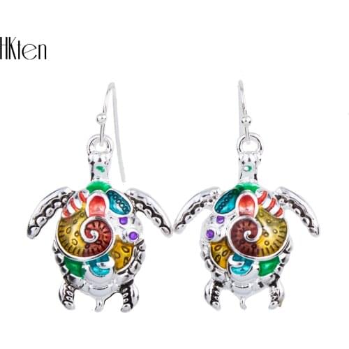 MS1504180 Fashion Jewelry Hight Quality Necklace Earrings For Women Jewelry Silver Plated Sea Turtle Unique Design Party Gifts