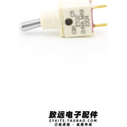 Original New 100% ET02MD1CBE 0.4VA rocker arm toggle switch waterproof toggle 2pin 2gear
