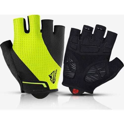 Anti-shock Sports Gloves Half Finger Cycling Anti-slip Anti-sweat Men Women Glove Breathable Cycling Sports Gloves Bicycle Glove