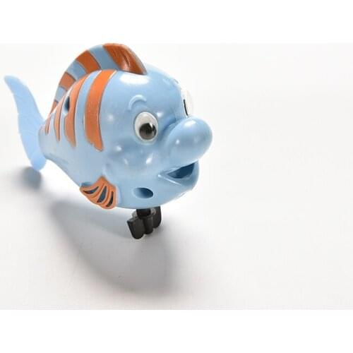 Random Color Baby Bathing Toy Mini Cute Baby Kids bath toy Fish Swimming Clockwork Toys 1Pcs