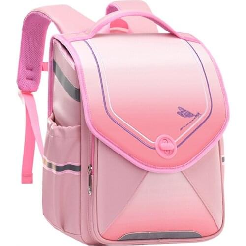 Children Orthopedic School Bag 2021 Trend Kids Backpack Boys Primary Student Flip Large Capacity Bookbag Multifunctio Space Bag