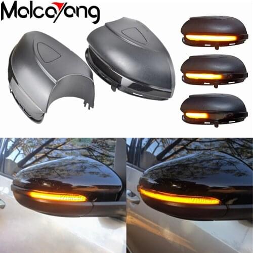 LED Turn Signal Light For Volkswagen VW GOLF 6 VI MK6 GTI R line R20 Touran Dynamic Blinker Side Mirror Indicator Sequential