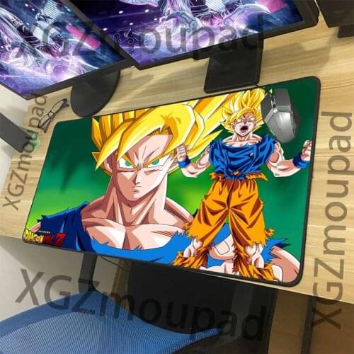 XGZ Large Gaming Mouse Pad Black Precision Lock Edge Anime Computer Table Desk Mat Rubber Non-slip 900x400/600x300