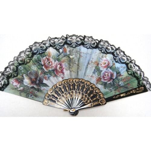 Promotion! Spanish style Hand Fan Decorative Design