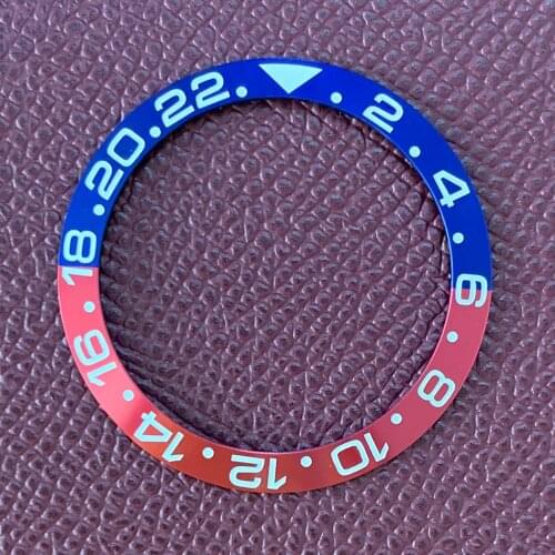 Watch accessories modified aluminum bezel outer diameter 38mm inner diameter 30.8mm suitable for 40mm watch case