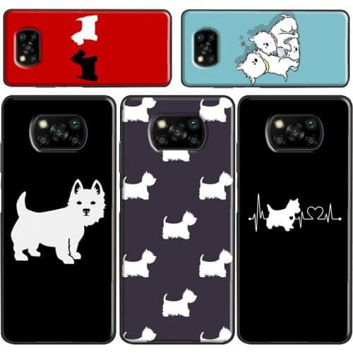 West Highland Terrier Westie Case For Xiaomi Redmi Note 8 9 Pro A 9C 8T 9S Poco X3 Redmi K30 Ultra Mi Note 10 Lite 9T