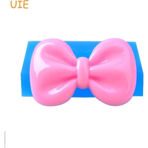 FYL522U 60.7mm Large Bowknot / Bow Silicone Mold Ribbon Mould for Fondant, Cake Topper, Cookie Biscuit, Resin, Gum Paste, Wax