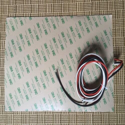Flexible heater 3D Printer Heatbed,Industrial Heater Silicone Heater Pad Welcome Design 220V 50x765mm +3m adhesive +ntc 100K