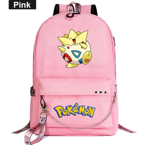 Pokemon Hot-selling Cartoon and Anime Surrounding Young Student Schoolbag Men and Women Casual Webbing Backpack Back To School