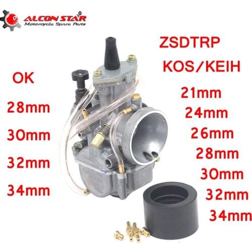 Alconstar PWK KOSO OKO Keihi Alconstar 21 24 26 28 30 32 34 Carburetor Carb For 90cc to 250cc Dirt Pit Bike ATV Quad Motorcycle