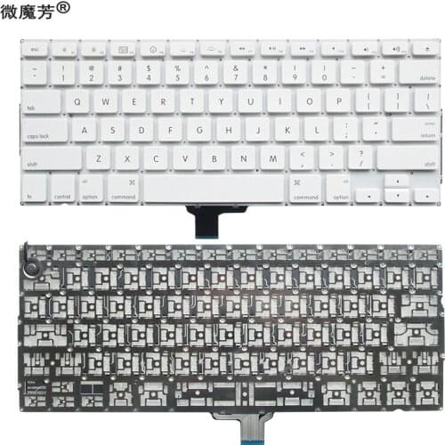 US Layout Keyboard For Macbook Pro 13 Inch White US Keyboard A1342 Keyboard