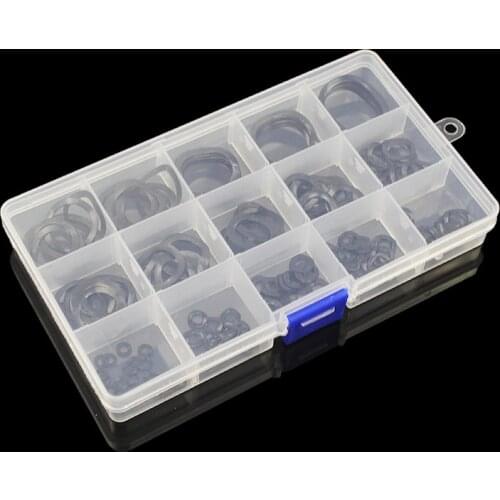 175pcs Three Wave Crest Wave Type Gasket Set Wave Washer Spring Washer kit M3-M25