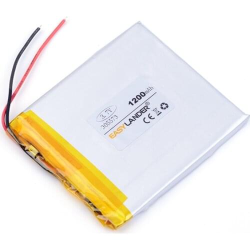 Lithium ion battery 305573 1200mAh For in phone GPS mp3 mp4 DVD, bluetooth 035573
