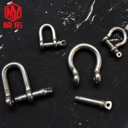 Stainless Steel Carabiner Outdoor EDC Tool Keychain High Load-Bearing Portable Quick Hook