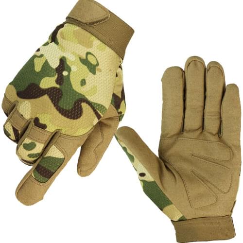 Army Military Tactical Gloves Men Winter Full Finger Hard Knuckle Gloves Paintball Airsoft Shoot Combat Anti-Skid Bicycle Gloves