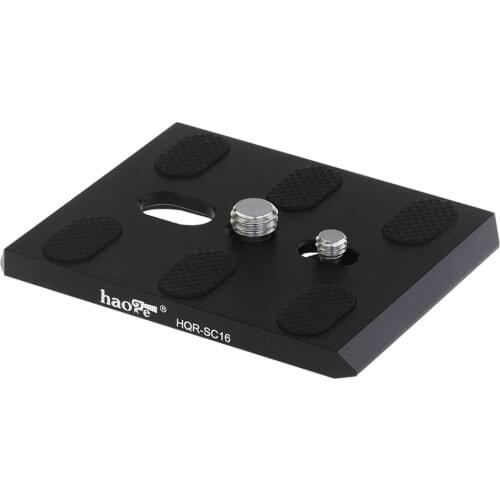 Haoge Quick Release Plate for Sachtler Horizon Plus, Video 25 Plus, Video 18 Dutch Tripod Fluid Head replace Touch & Go Plate 16