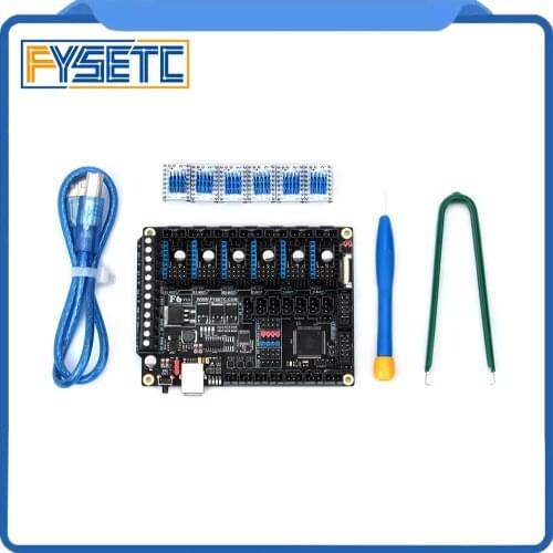 FYSETC F6 V1.3 Board ALL-in-one Electronics Solution With 6pcs Special TMC2130 V1.2 (opinion) For SPI Flying Wire VS SKR V1.3