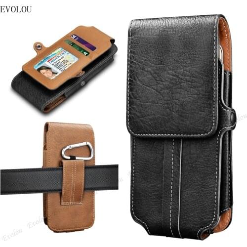 Waist Phone Bag for Motorola Moto G STYLUS 5G G100 G60 G30 G20 Edge S G9 Play One Zoom Action Holster Belt Clip Leather Cover