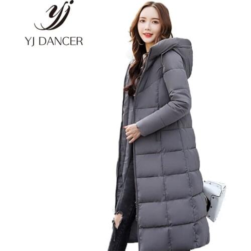 Down cotton Jacket Woman Winter Jacket Coat Down Parka Plus Size Long Warm Hooded Coat Thickening Snow Wear Wadded Coat Ljj267